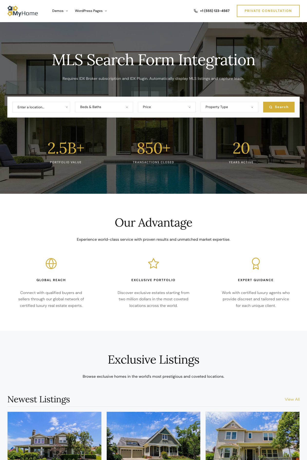 IDX Demo Luxury